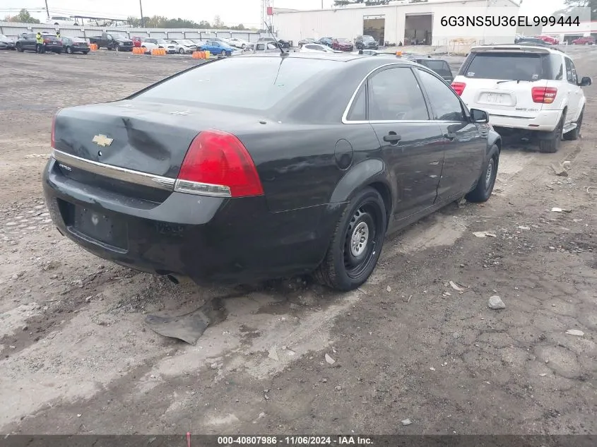 2014 Chevrolet Caprice Police VIN: 6G3NS5U36EL999444 Lot: 40807986