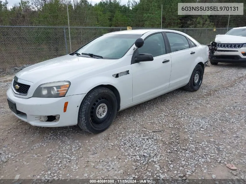 2014 Chevrolet Caprice Police VIN: 6G3NS5U35EL970131 Lot: 40881088