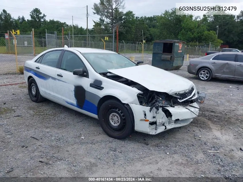 2017 Chevrolet Caprice Police VIN: 6G3NS5U25HL312479 Lot: 40167434