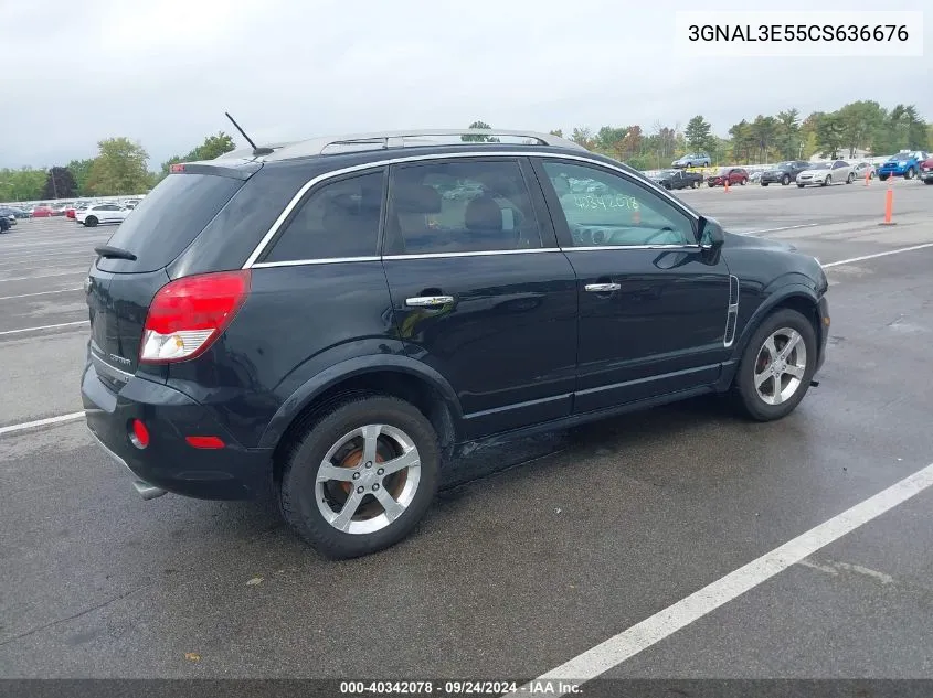 2012 Chevrolet Captiva Sport Lt VIN: 3GNAL3E55CS636676 Lot: 40342078