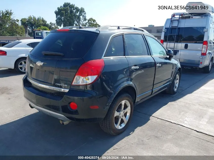 2012 Chevrolet Captiva Sport Lt VIN: 3GNAL3E56CS641949 Lot: 40425374