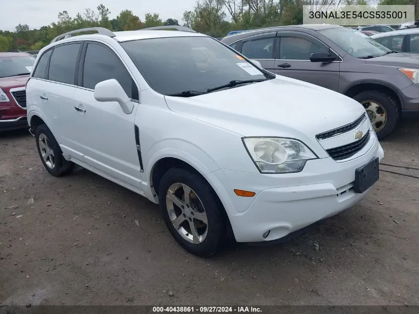 3GNAL3E54CS535001 2012 Chevrolet Captiva Sport Lt