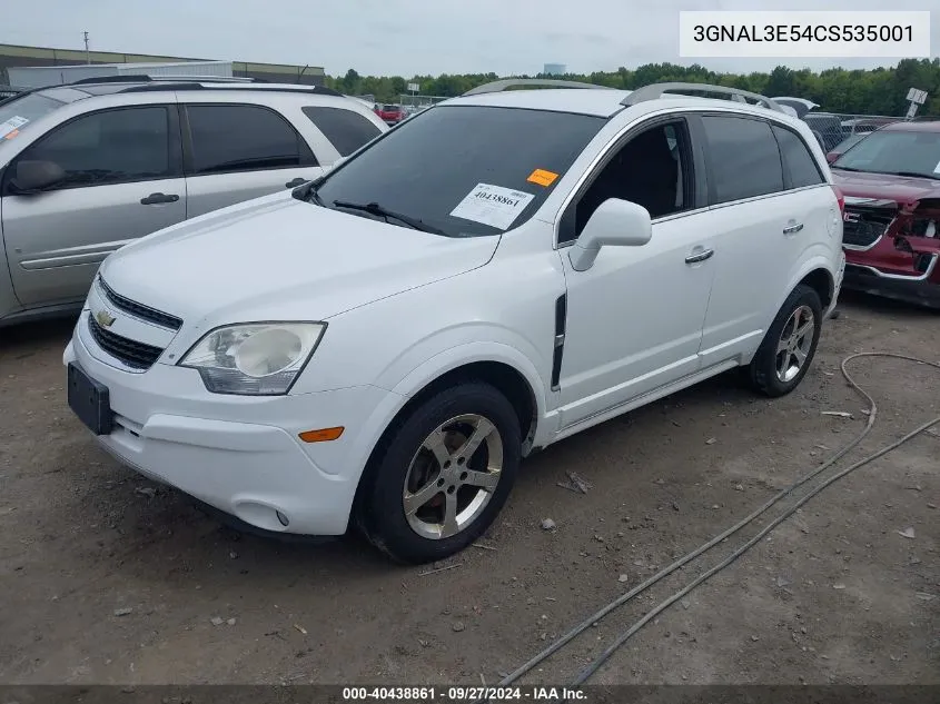 3GNAL3E54CS535001 2012 Chevrolet Captiva Sport Lt