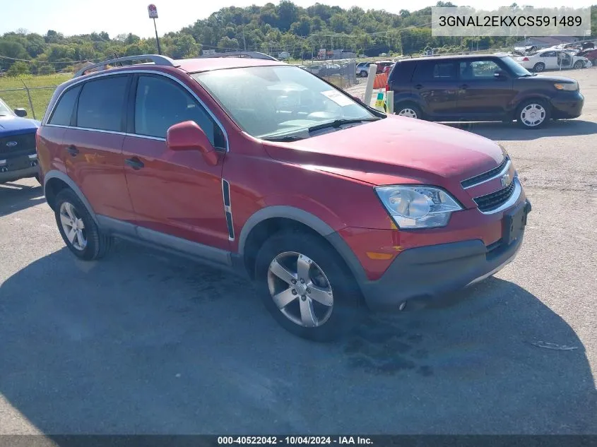 2012 Chevrolet Captiva Sport 2Ls VIN: 3GNAL2EKXCS591489 Lot: 40522042