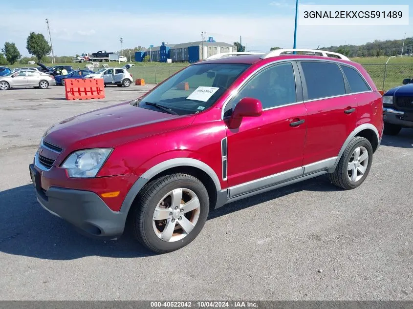 2012 Chevrolet Captiva Sport 2Ls VIN: 3GNAL2EKXCS591489 Lot: 40522042