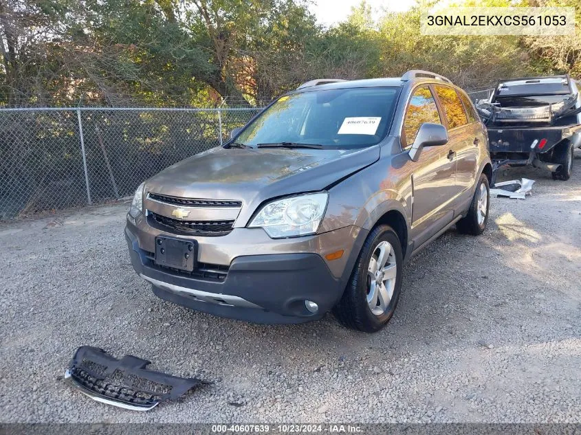 2012 Chevrolet Captiva Sport 2Ls VIN: 3GNAL2EKXCS561053 Lot: 40607639