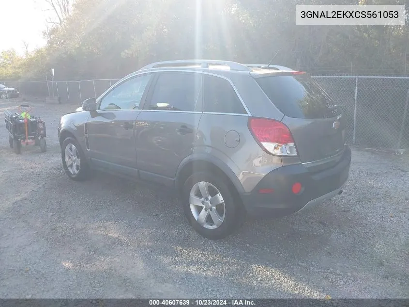 2012 Chevrolet Captiva Sport 2Ls VIN: 3GNAL2EKXCS561053 Lot: 40607639