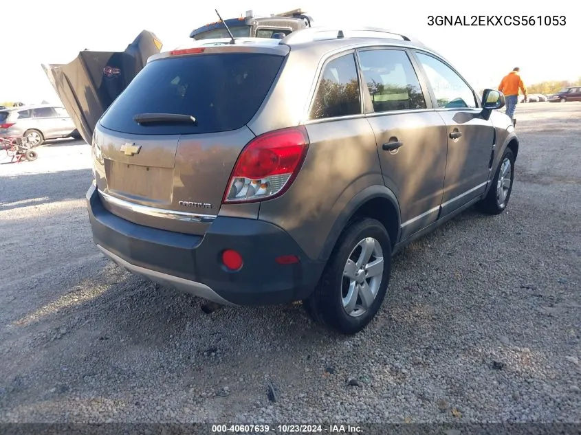 2012 Chevrolet Captiva Sport 2Ls VIN: 3GNAL2EKXCS561053 Lot: 40607639