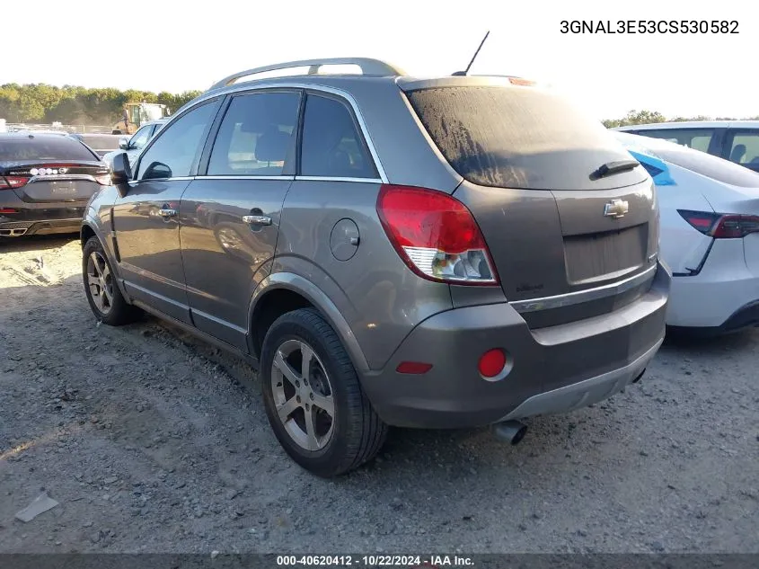 2012 Chevrolet Captiva Sport Lt VIN: 3GNAL3E53CS530582 Lot: 40620412