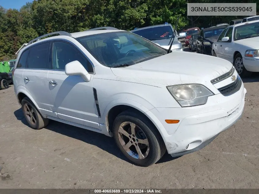 2012 Chevrolet Captiva Sport Lt VIN: 3GNAL3E50CS539045 Lot: 40653689