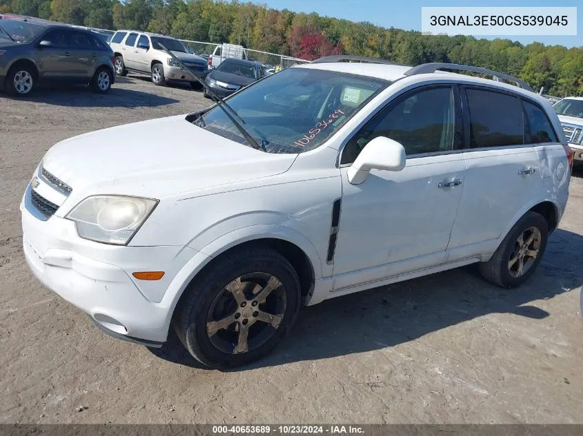 2012 Chevrolet Captiva Sport Lt VIN: 3GNAL3E50CS539045 Lot: 40653689