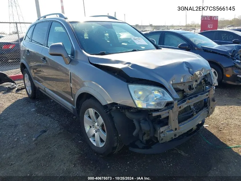 2012 Chevrolet Captiva Sport 2Ls VIN: 3GNAL2EK7CS566145 Lot: 40675073