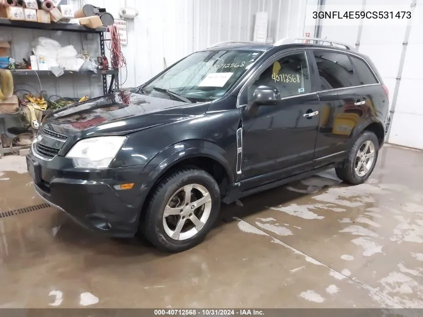 2012 Chevrolet Captiva Sport Fleet Ltz VIN: 3GNFL4E59CS531473 Lot: 40712568