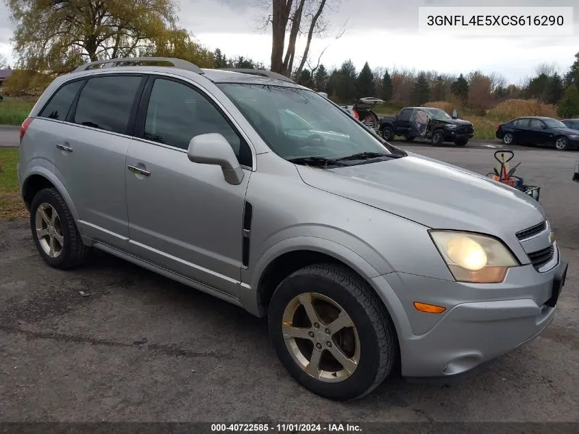 2012 Chevrolet Captiva Sport Fleet Ltz VIN: 3GNFL4E5XCS616290 Lot: 40722585