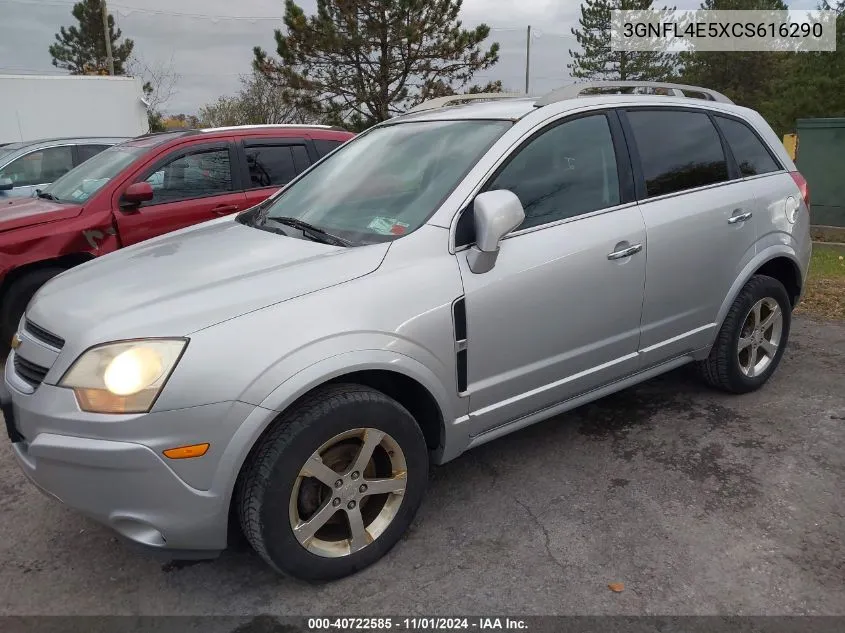 2012 Chevrolet Captiva Sport Fleet Ltz VIN: 3GNFL4E5XCS616290 Lot: 40722585