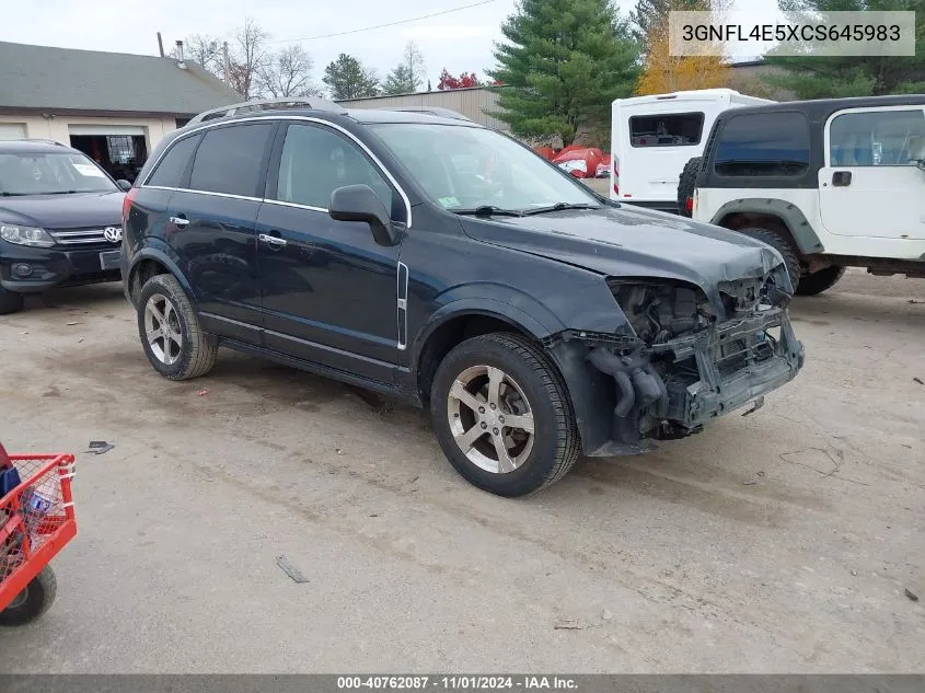 2012 Chevrolet Captiva Sport Fleet Ltz VIN: 3GNFL4E5XCS645983 Lot: 40762087