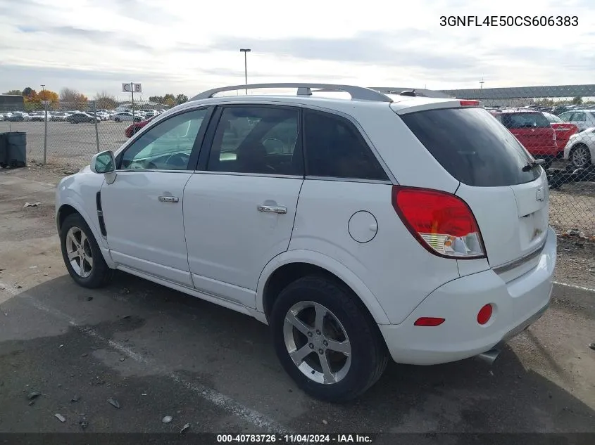 2012 Chevrolet Captiva Sport Fleet Ltz VIN: 3GNFL4E50CS606383 Lot: 40783726