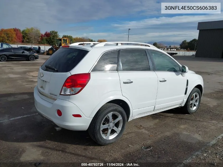 2012 Chevrolet Captiva Sport Fleet Ltz VIN: 3GNFL4E50CS606383 Lot: 40783726