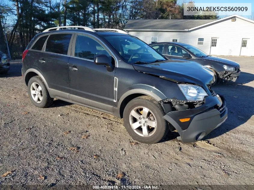 2012 Chevrolet Captiva Sport 2Ls VIN: 3GNAL2EK5CS560909 Lot: 40839918