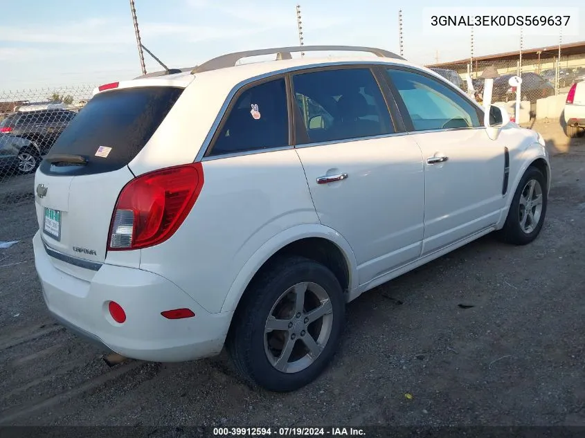 3GNAL3EK0DS569637 2013 Chevrolet Captiva Sport Lt