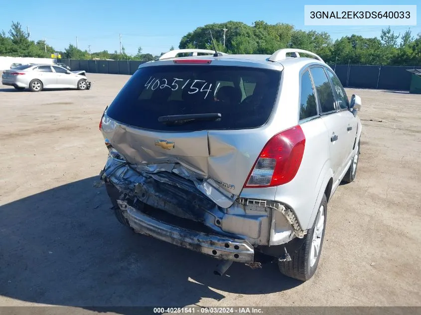 2013 Chevrolet Captiva Sport 2Ls VIN: 3GNAL2EK3DS640033 Lot: 40251541