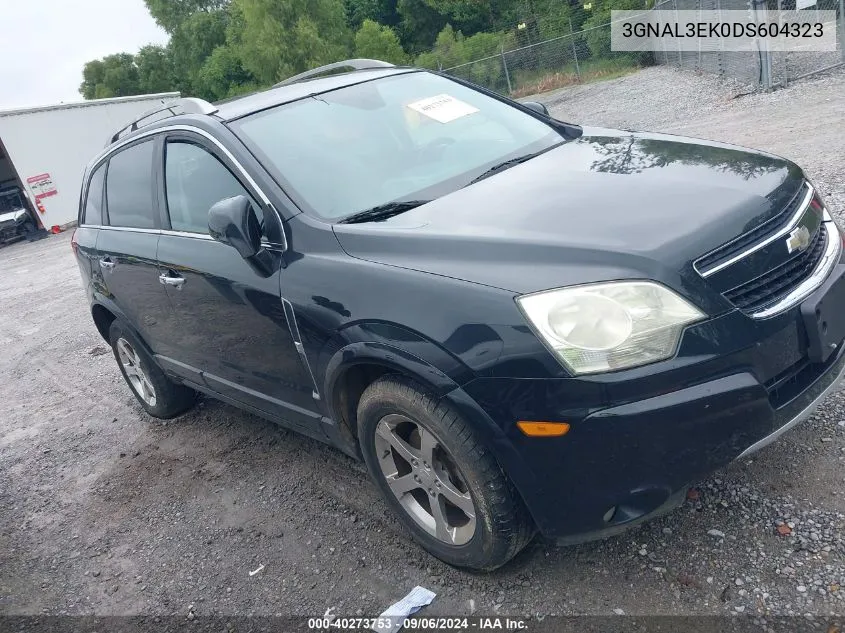 2013 Chevrolet Captiva Sport Lt VIN: 3GNAL3EK0DS604323 Lot: 40273753