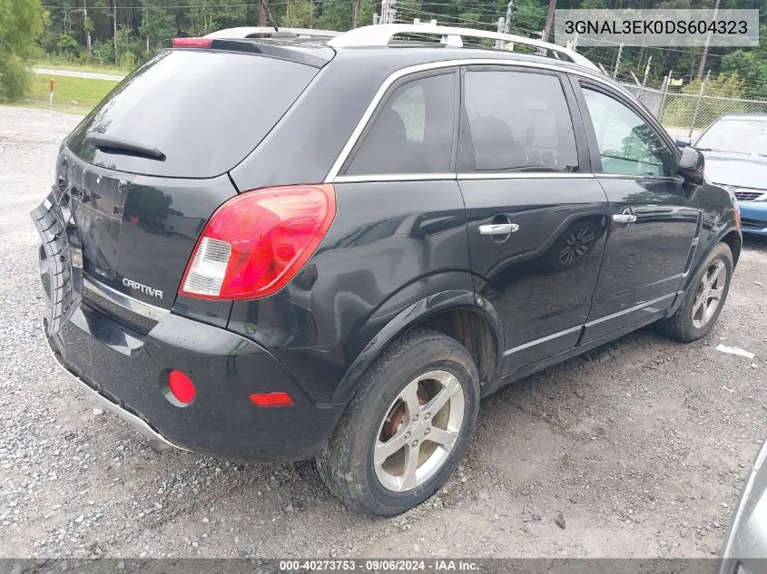 2013 Chevrolet Captiva Sport Lt VIN: 3GNAL3EK0DS604323 Lot: 40273753