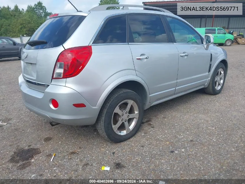 2013 Chevrolet Captiva Sport Lt VIN: 3GNAL3EK4DS569771 Lot: 40402696