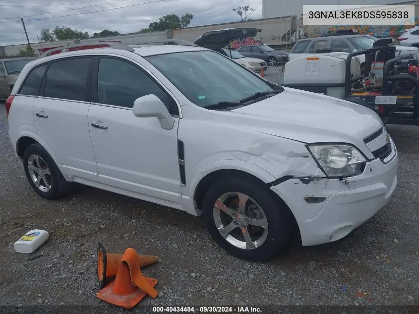 2013 Chevrolet Captiva Sport Lt VIN: 3GNAL3EK8DS595838 Lot: 40434484