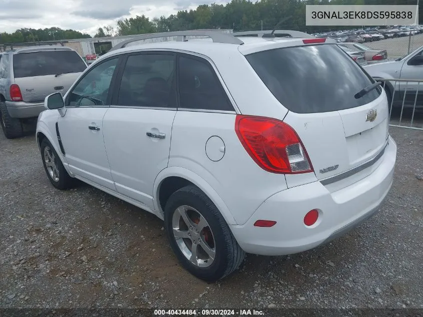 2013 Chevrolet Captiva Sport Lt VIN: 3GNAL3EK8DS595838 Lot: 40434484