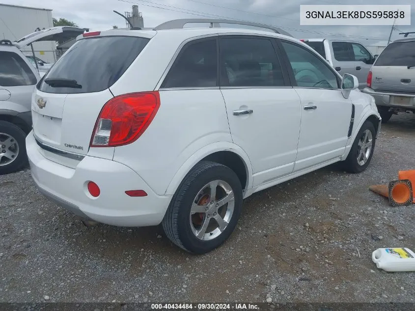 2013 Chevrolet Captiva Sport Lt VIN: 3GNAL3EK8DS595838 Lot: 40434484