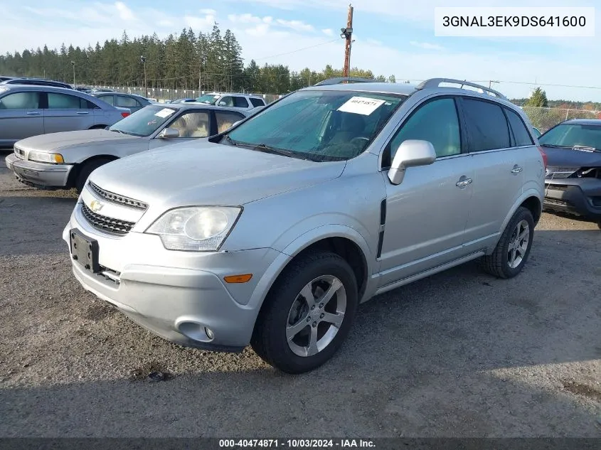 2013 Chevrolet Captiva Sport Lt VIN: 3GNAL3EK9DS641600 Lot: 40474871