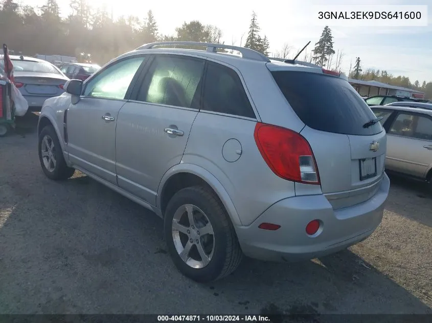 2013 Chevrolet Captiva Sport Lt VIN: 3GNAL3EK9DS641600 Lot: 40474871