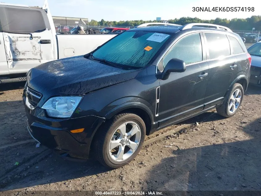 2013 Chevrolet Captiva Sport Ltz VIN: 3GNAL4EK6DS574198 Lot: 40487223