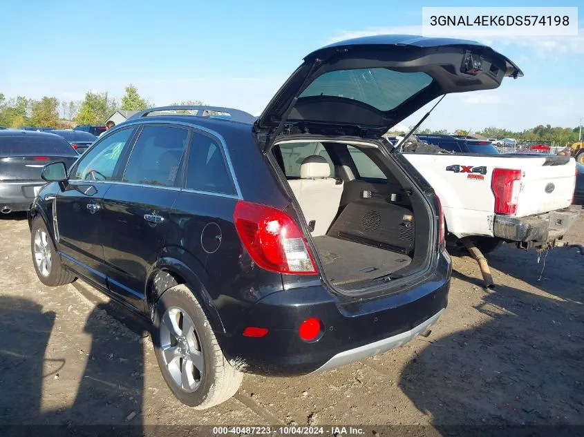 2013 Chevrolet Captiva Sport Ltz VIN: 3GNAL4EK6DS574198 Lot: 40487223