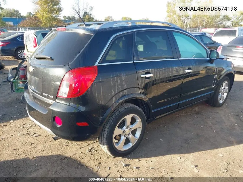 2013 Chevrolet Captiva Sport Ltz VIN: 3GNAL4EK6DS574198 Lot: 40487223