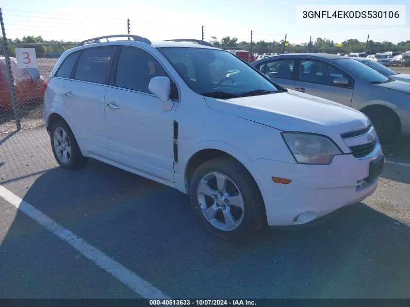 2013 Chevrolet Captiva Sport Ltz VIN: 3GNFL4EK0DS530106 Lot: 40513633