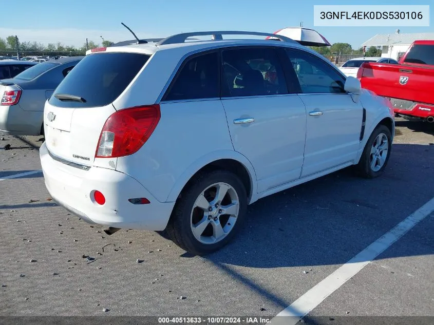 2013 Chevrolet Captiva Sport Ltz VIN: 3GNFL4EK0DS530106 Lot: 40513633