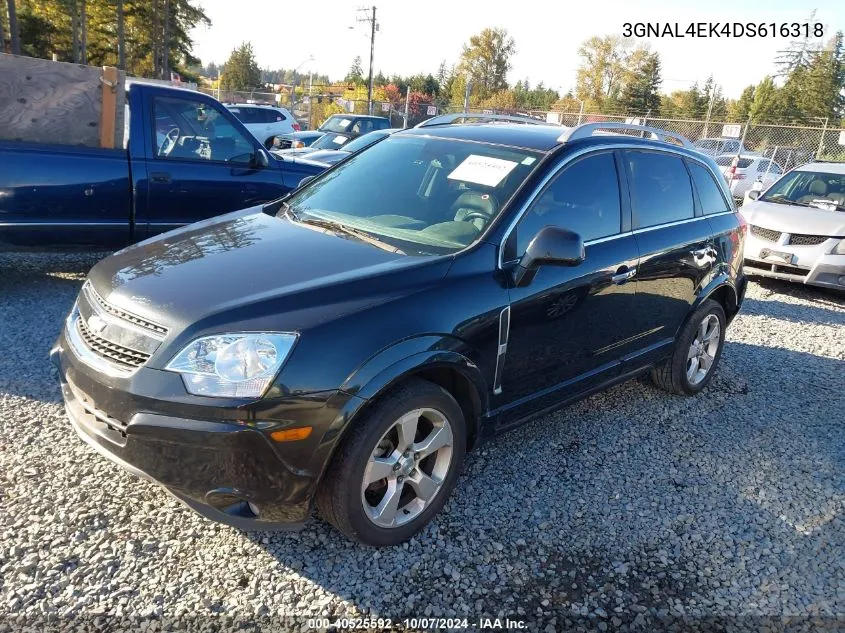 2013 Chevrolet Captiva Sport Ltz VIN: 3GNAL4EK4DS616318 Lot: 40525592