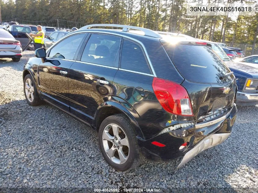 2013 Chevrolet Captiva Sport Ltz VIN: 3GNAL4EK4DS616318 Lot: 40525592