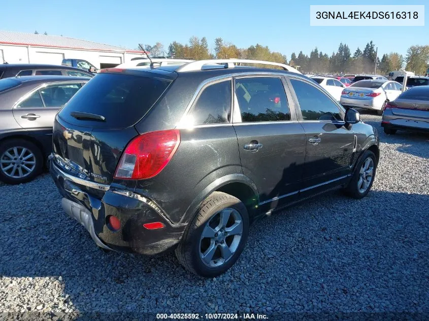 2013 Chevrolet Captiva Sport Ltz VIN: 3GNAL4EK4DS616318 Lot: 40525592