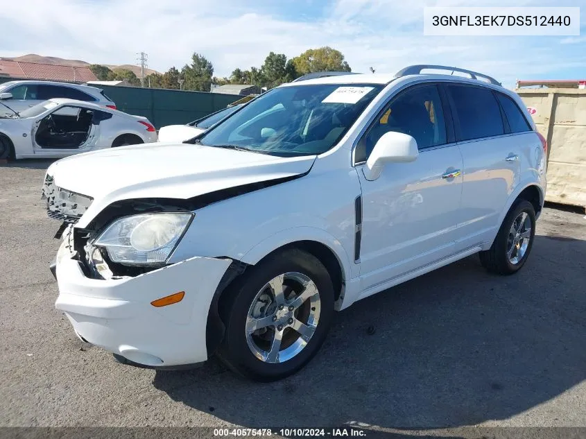 3GNFL3EK7DS512440 2013 Chevrolet Captiva Sport Lt