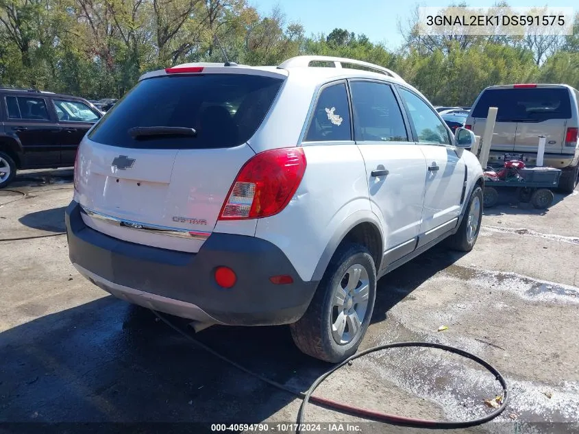 2013 Chevrolet Captiva Sport 2Ls VIN: 3GNAL2EK1DS591575 Lot: 40594790