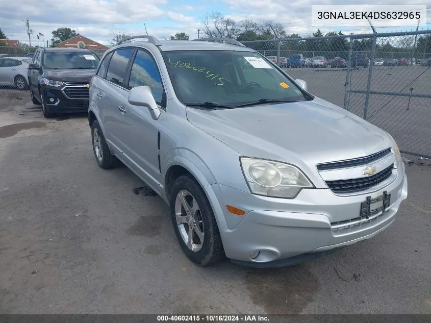 2013 Chevrolet Captiva Sport Lt VIN: 3GNAL3EK4DS632965 Lot: 40602415