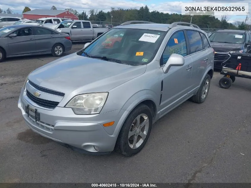 2013 Chevrolet Captiva Sport Lt VIN: 3GNAL3EK4DS632965 Lot: 40602415