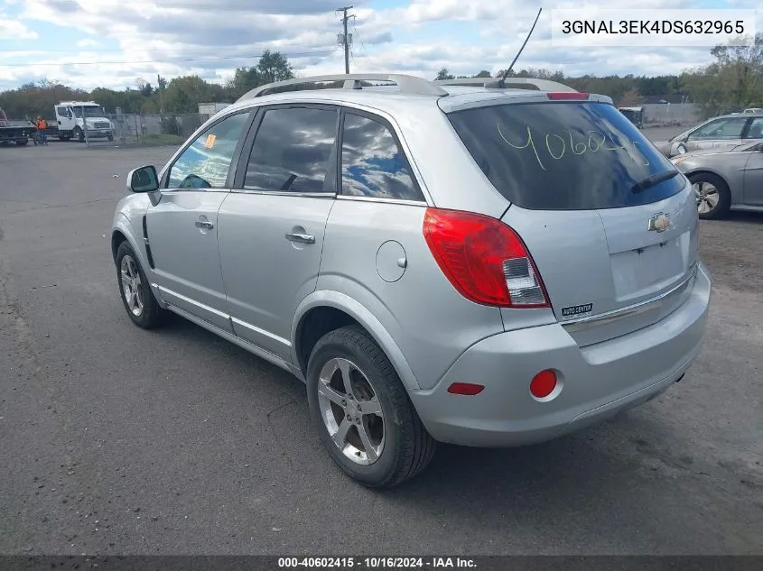 2013 Chevrolet Captiva Sport Lt VIN: 3GNAL3EK4DS632965 Lot: 40602415