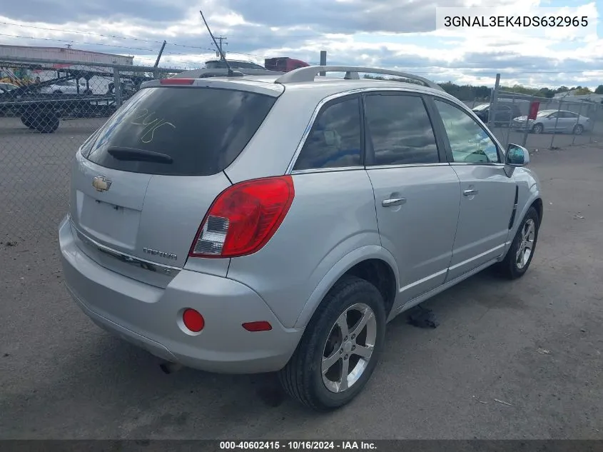 2013 Chevrolet Captiva Sport Lt VIN: 3GNAL3EK4DS632965 Lot: 40602415