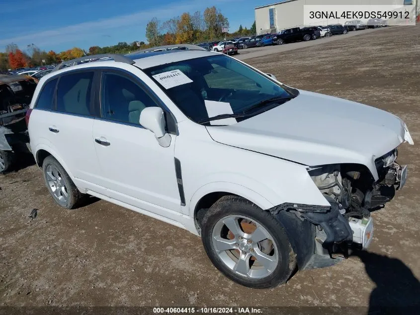 2013 Chevrolet Captiva Sport Ltz VIN: 3GNAL4EK9DS549912 Lot: 40604415