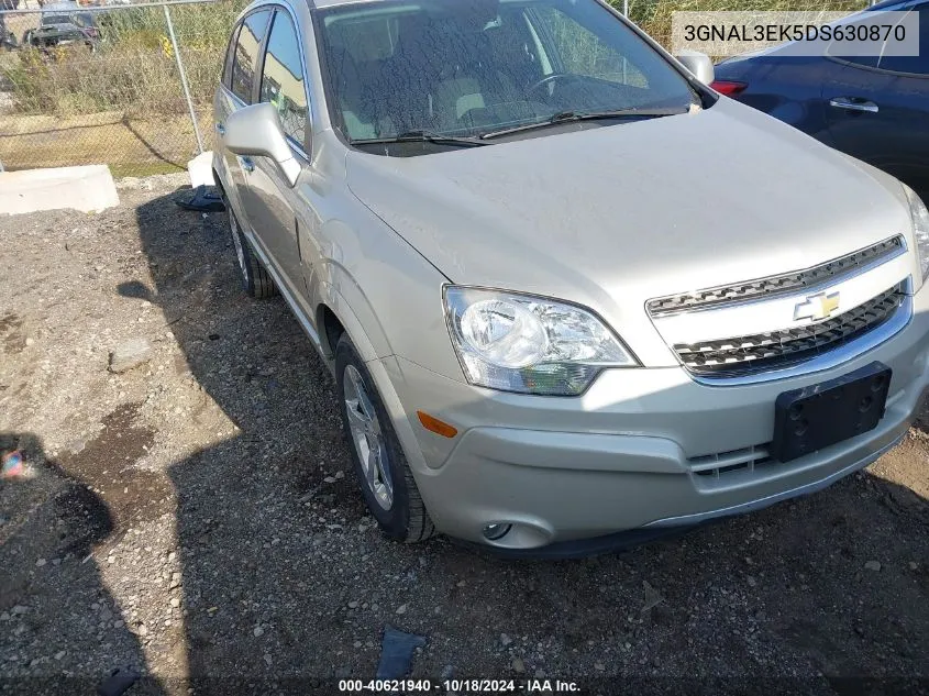 2013 Chevrolet Captiva Sport Lt VIN: 3GNAL3EK5DS630870 Lot: 40621940