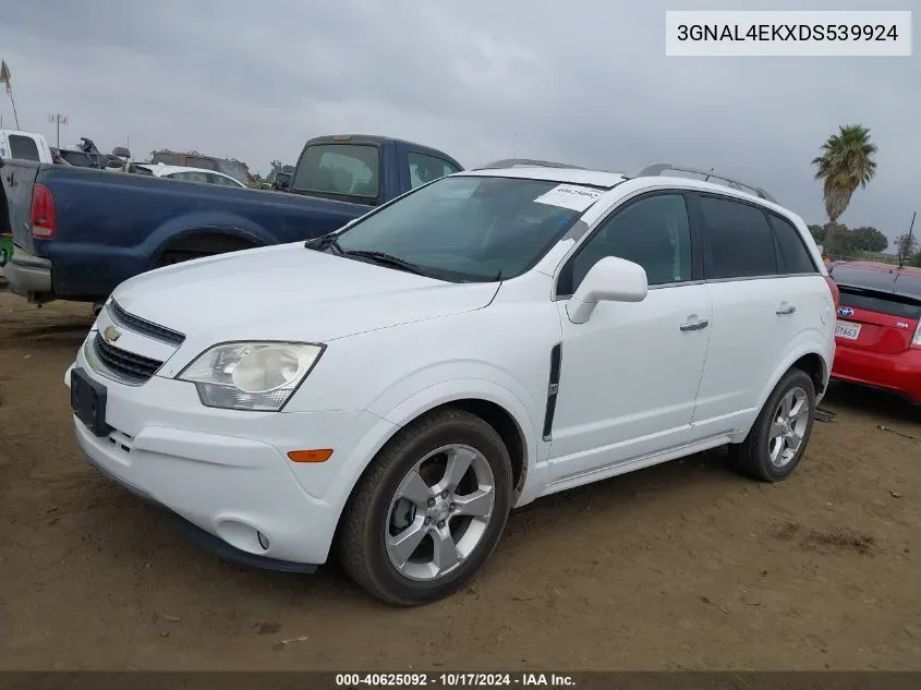 2013 Chevrolet Captiva Sport Ltz VIN: 3GNAL4EKXDS539924 Lot: 40625092